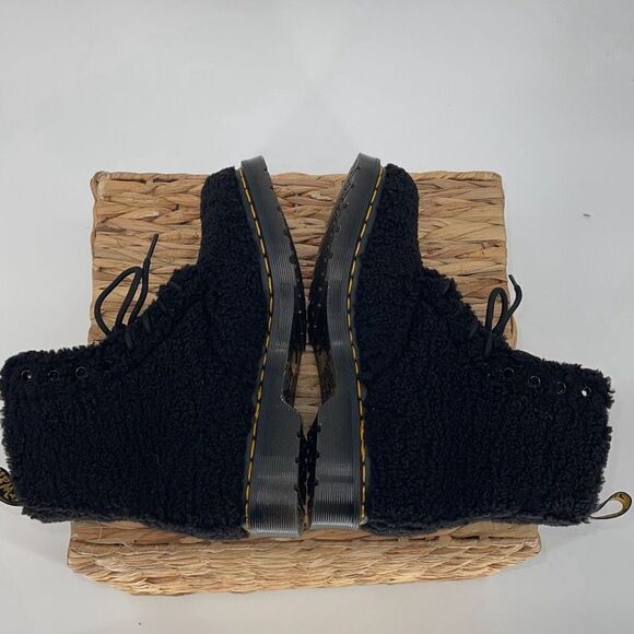 Dr. Martens‎ 1460 PASCAL WOMEN'S FAUX SHEARLING BOOTS Size 7 Black - Picture 10 of 14